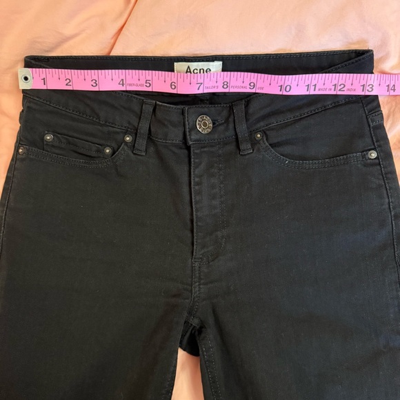Acne Studios Skin 5 Black Skinny Jeans - Women’s 26 - Picture 8 of 11
